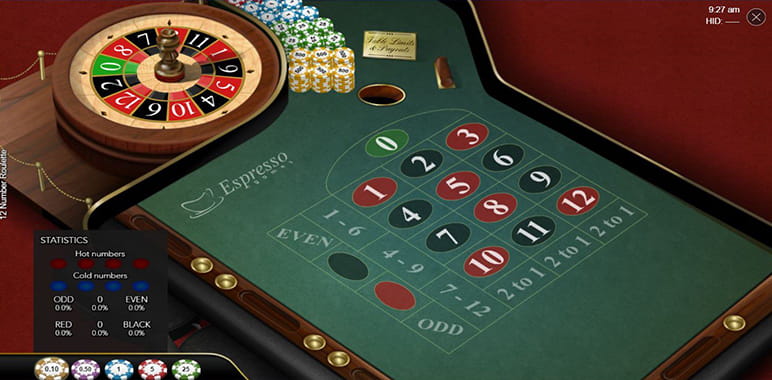 12 Nummer Roulette Espresso