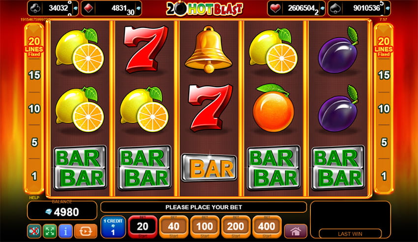 20 Hot Blast Slot Review - Bombastic Wilds and Great Multiplier