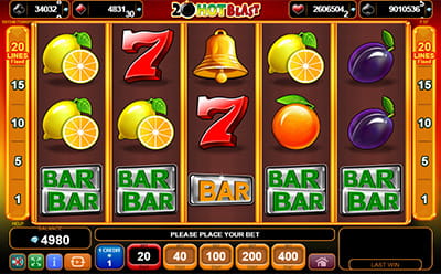 20 Hot Blast Slot Gamble Feature