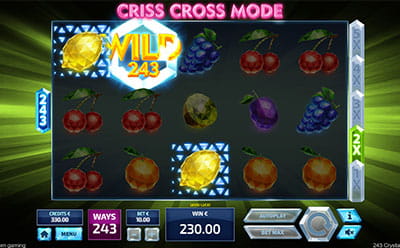 243 Crystal Fruits Free Spins