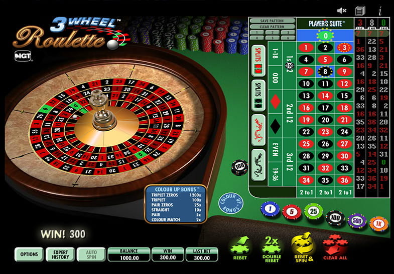 3 Wheel Roulette by IGT