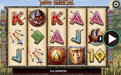 The 300 Shields Online Slot at Amber Spins
