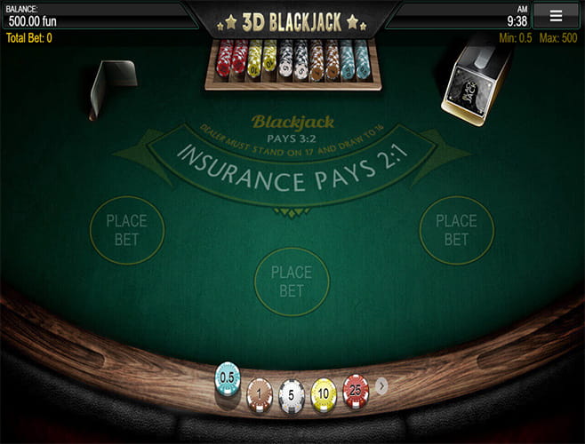 The 3D Blackjack Demo