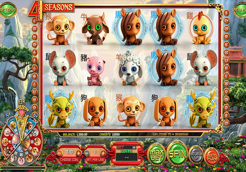 Free demo of the 4 Seasons Slot game