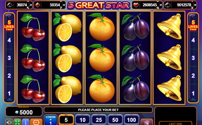 5 Great Star Slot Mobile Play