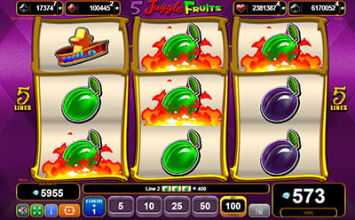 5 Juggle Fruits Slot Bonus Round