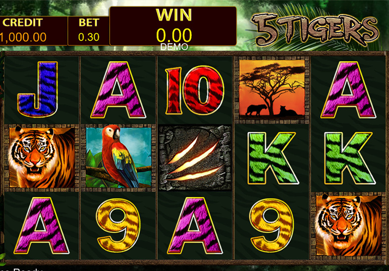 Free Demo of the 5 Tigers Slot