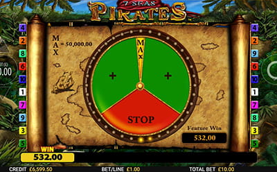 7 Seas Pirates Slot Bonus Round