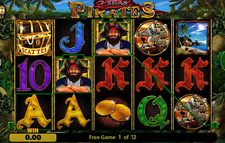 Free Demo of the 7 Seas Pirates Slot