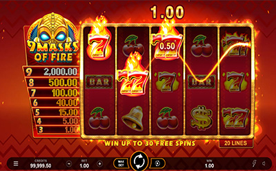 9 Masks of Fire at BacanaPlay