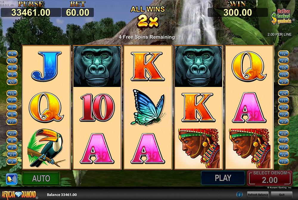 African Diamond Slot Machine Jackpot African Diamond Slot Machine Jackpot