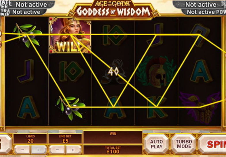 Free Demo of the Age of the Gods Goddess of Wisdom Slot