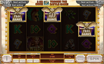 Age of the Gods Goddess of Wisdom Slot Free Spins