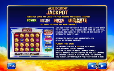Age of the Gods King of Olympus Jackpot Feature