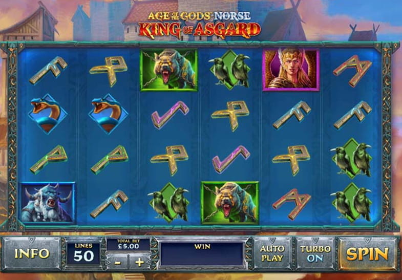 Free Demo of the Age of the Gods Norse King of Asgard Slot