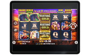Playing at All Star Games Casino on iPad