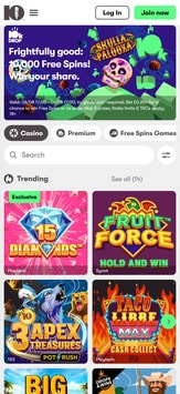 10bet Mobile View
