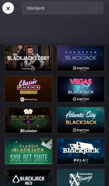 21 Casino Blackjack Overview