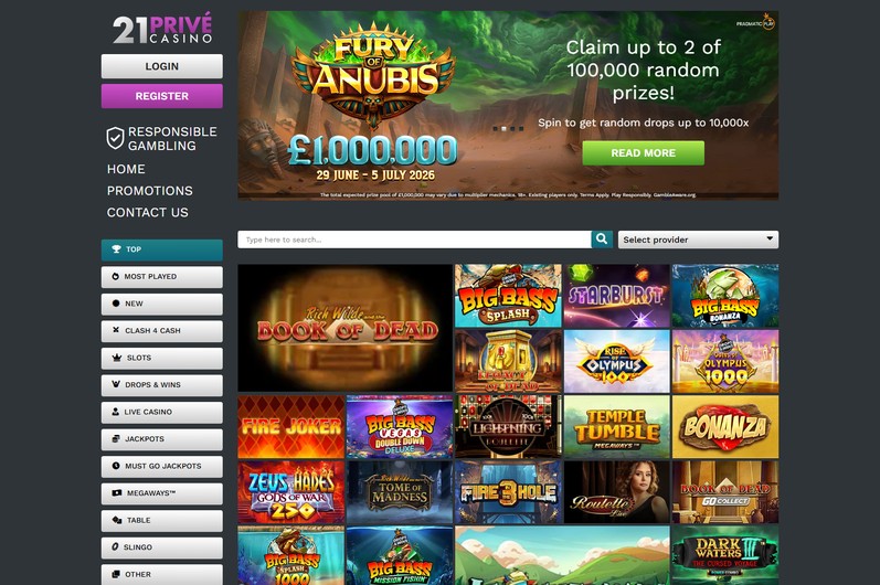 21Prive Homepage