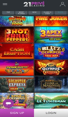 21Prive Slots Overview
