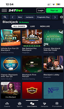 247Bet Blackjack Overview