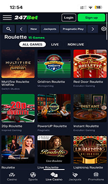 247Bet Roulette Overview