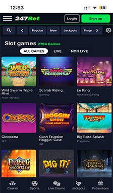 247Bet Slots Overview