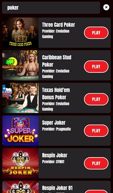 666 Casino Poker Overview