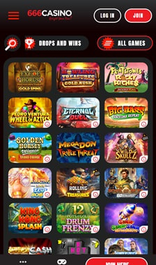 666 Casino User Experience on Site
