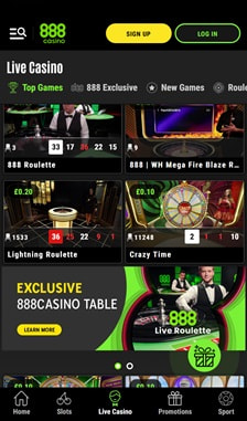 888casino Games Overview