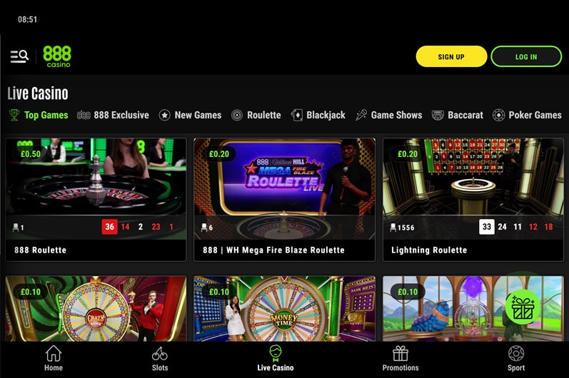 888casino Main Page