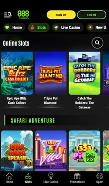 888casino Slots Overview