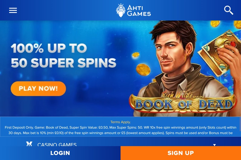 AHTI Games Homepage