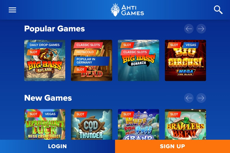 AHTI Games Overview