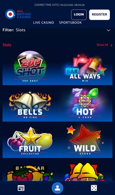 All British Casino Slots Overview