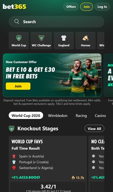 bet365 User Experience on Site