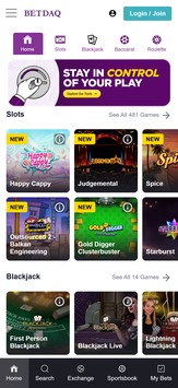 Betdaq Mobile View
