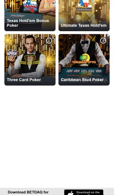 Betdaq Poker Overview