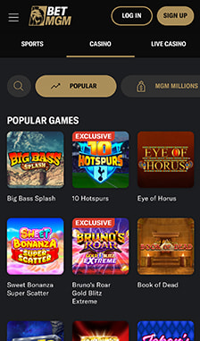 BetMGM Games Overview
