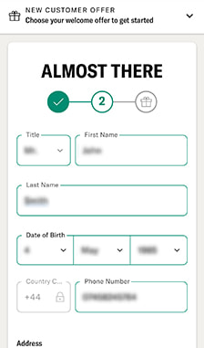 BetMGM Registration Step 2