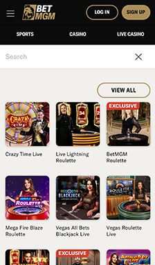 BetMGM User Experience on Site