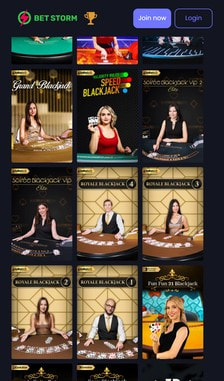 BetStorm Blackjack Overview