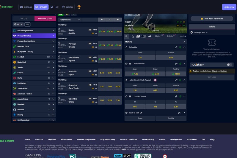BetStorm Overview