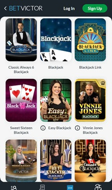 BetVictor Blackjack Overview