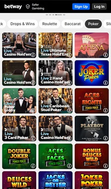 Betway Poker Overview