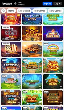 Betway Slots Overview
