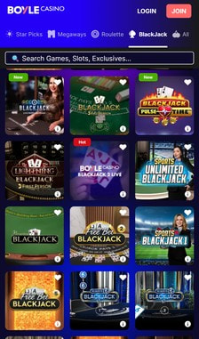 Boylesports Blackjack Overview
