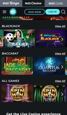 Buzz Bingo Blackjack Overview