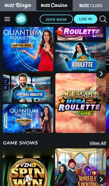 Buzz Bingo Roulette Overview