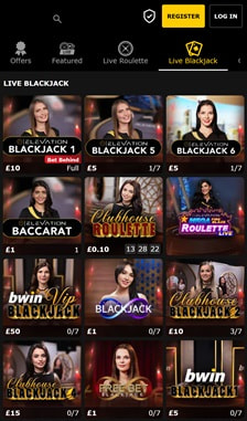 bwin Blackjack Overview
